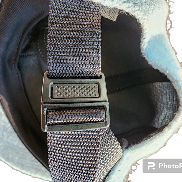 Supreme Harris Tweed 5-panel Camp Cap , light blue - Picture 3 of 4